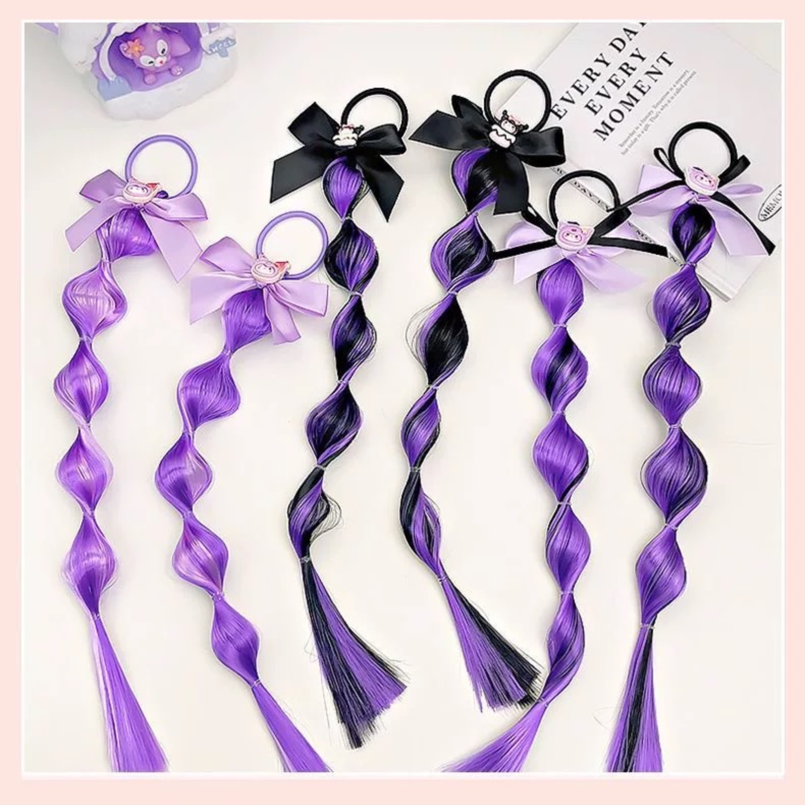 PRODUCTO (59) PAR DE COLITAS C/ MECHON KUROMI AC-4002 - Image 1