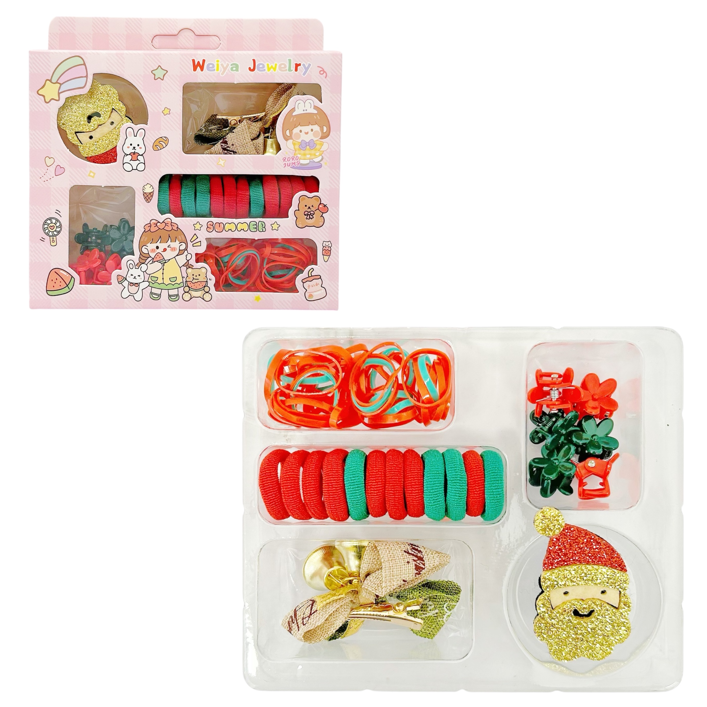 SET COLITAS NAVIDEÑO P/ NENA WY-4