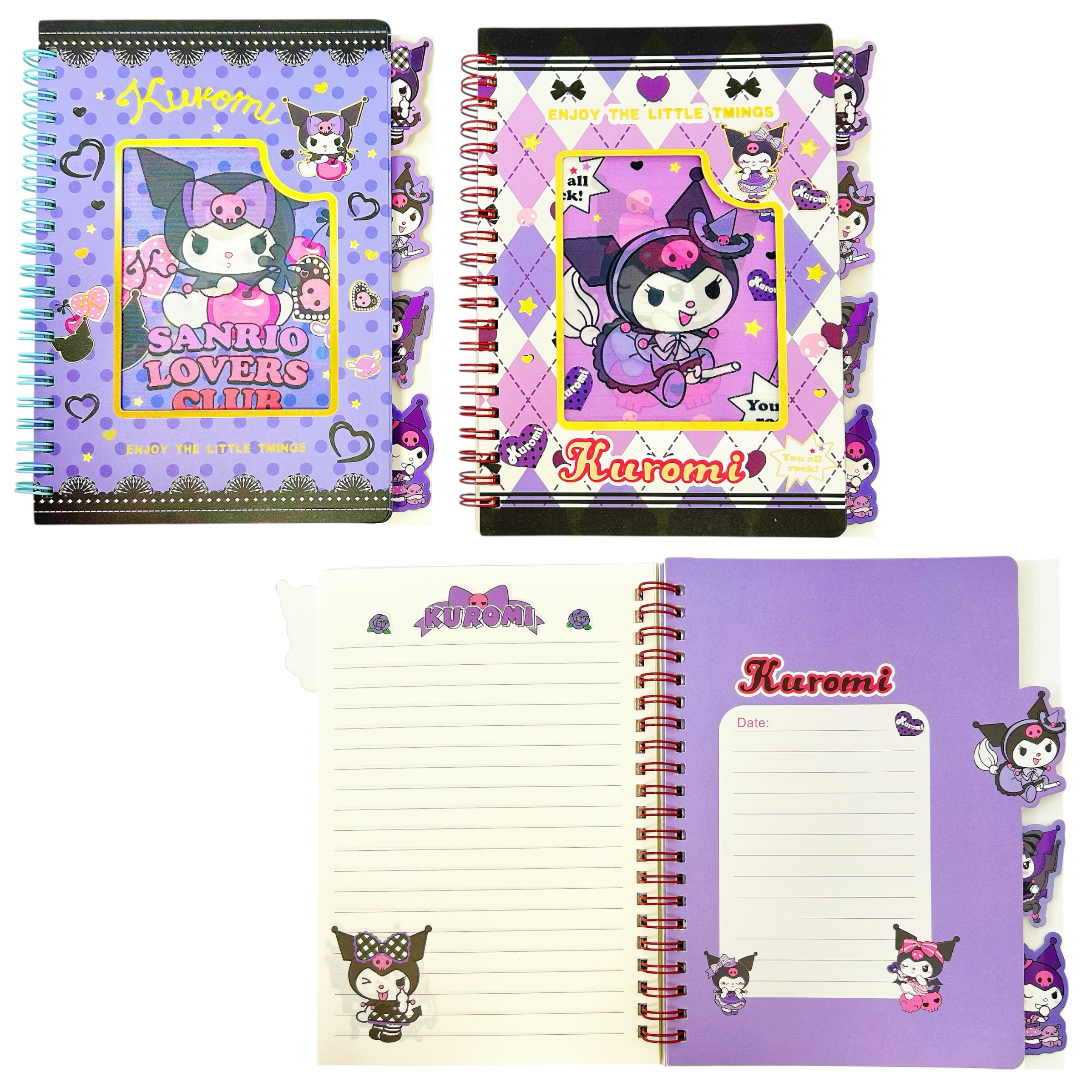 CUADERNO A5 KUROMI XZF-1006-4/XQ-520-5