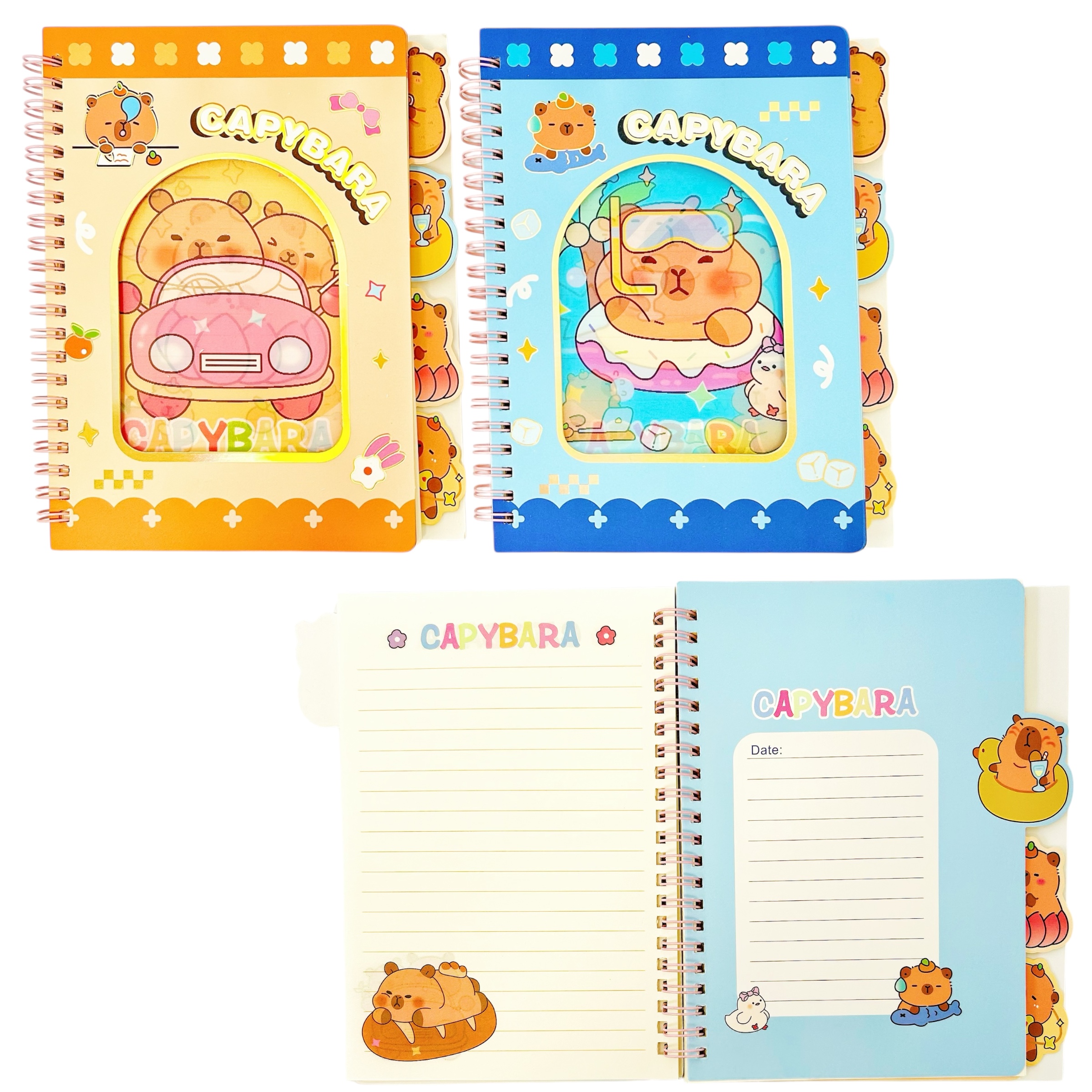 CUADERNO A5 CAPYBARA XZF-1006-3/XQ-520-1