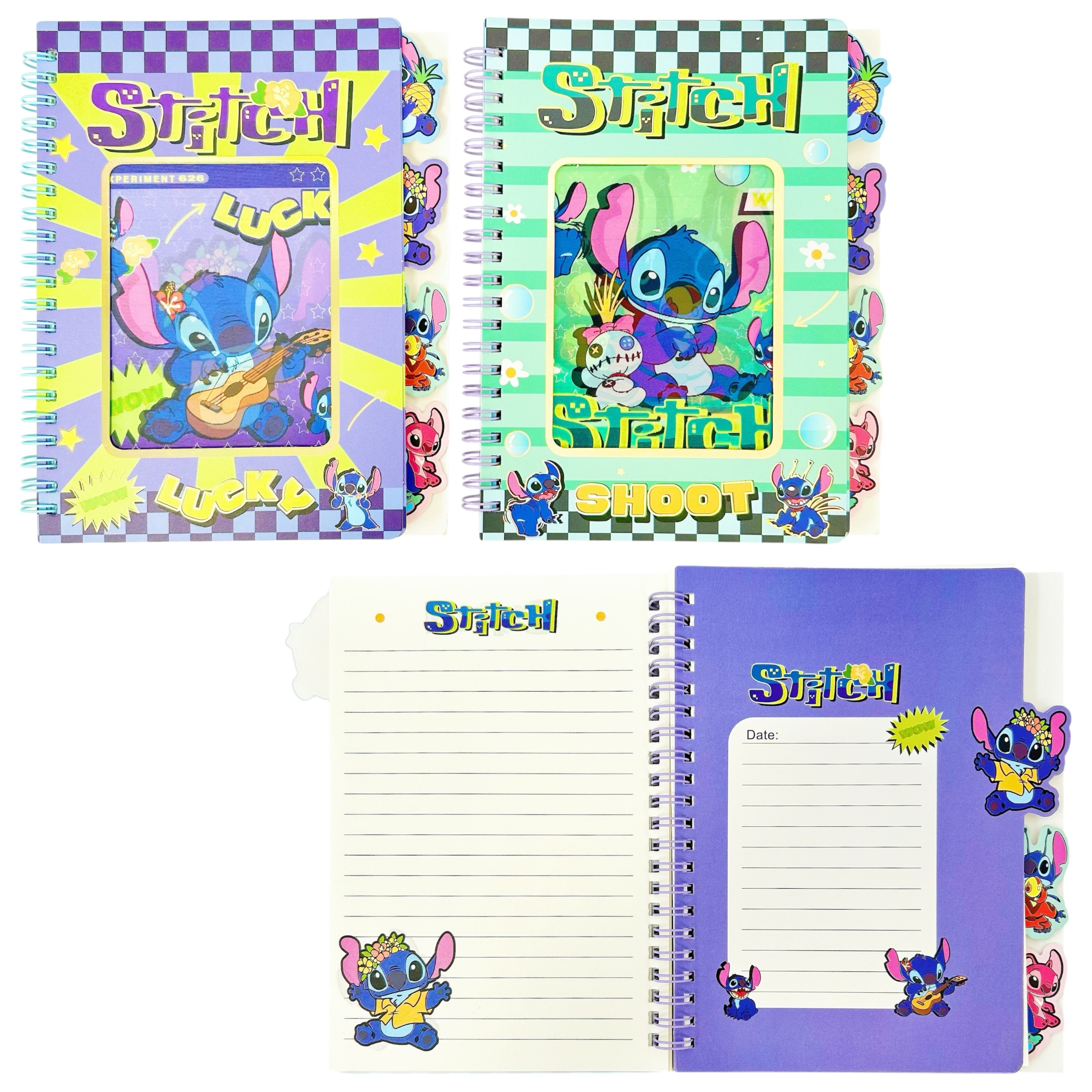 CUADERNO A5 STITCH XZF-1006-1/XQ-520-3
