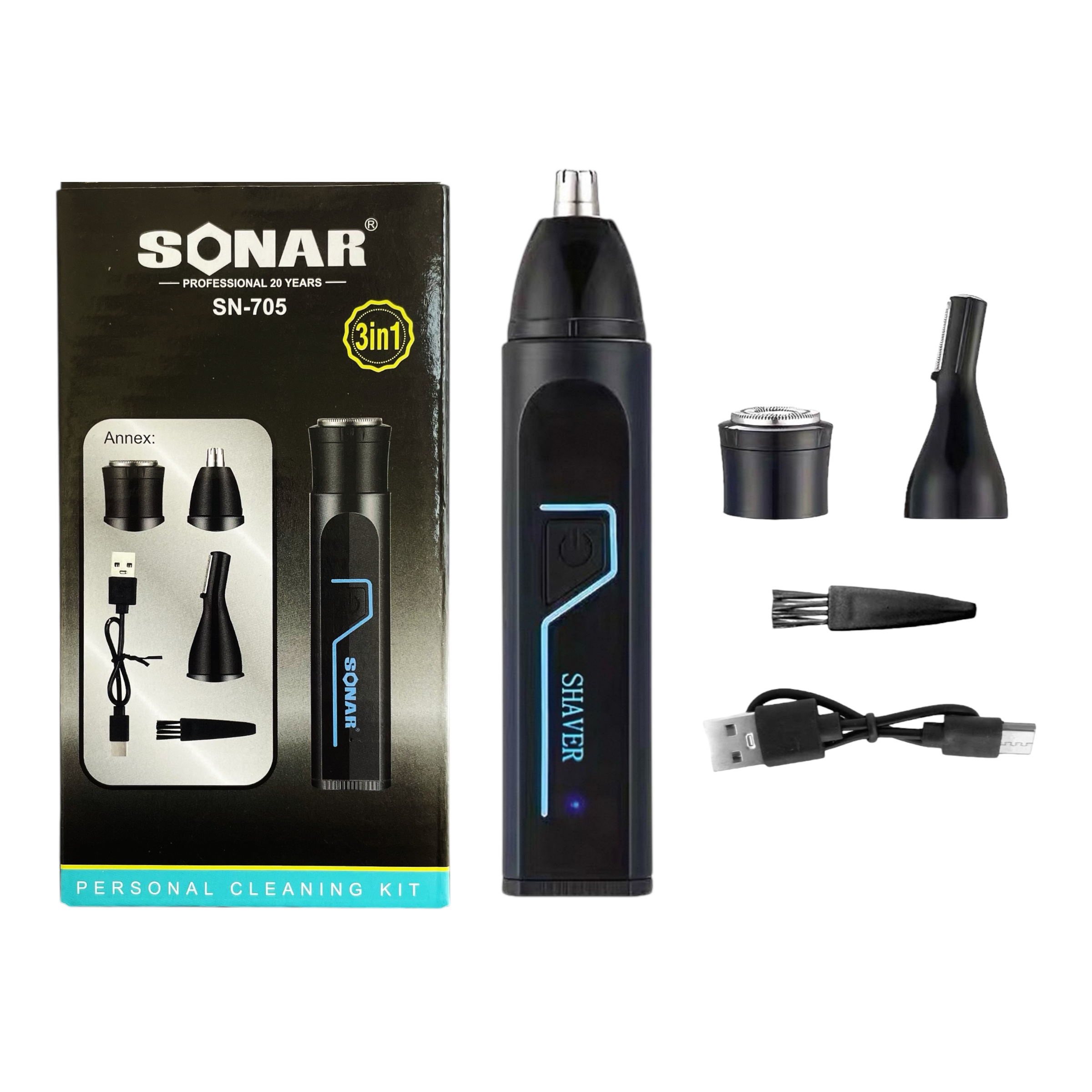 SONAR AFEITADOR 3 IN 1 SN-705
