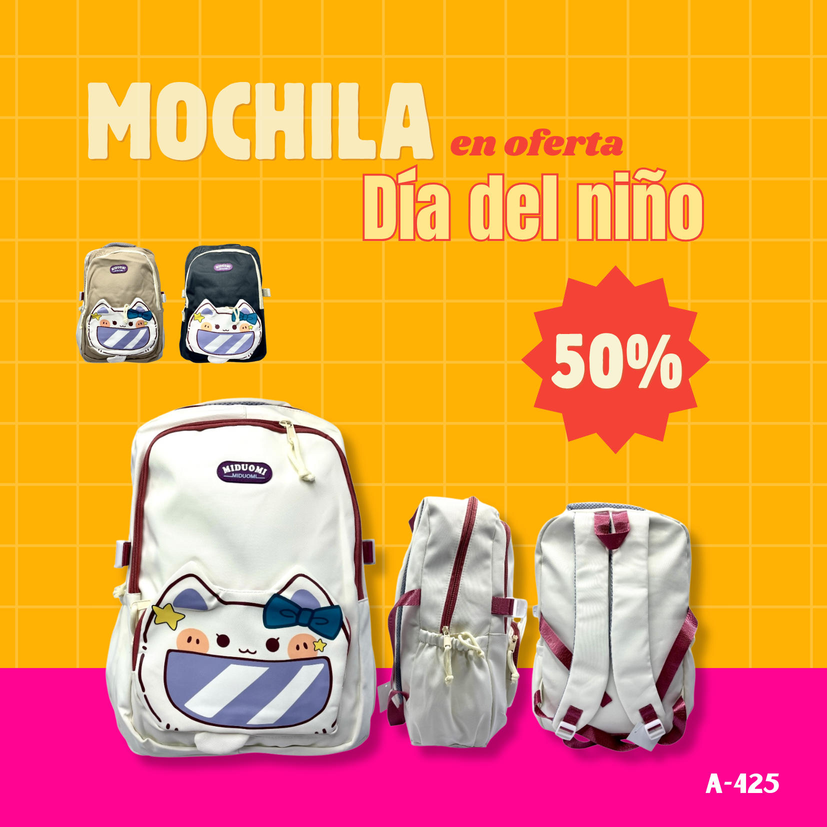 MOCHILA MIDUOMI A-425